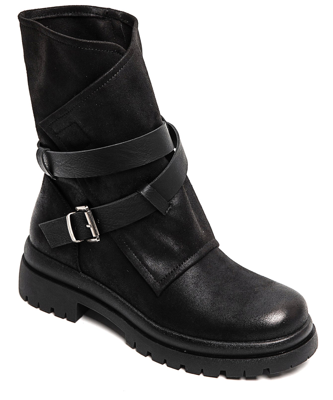 BOTTES NOIRES BIKER – STYLE URBAIN TENDANCE - Casualmode.fr