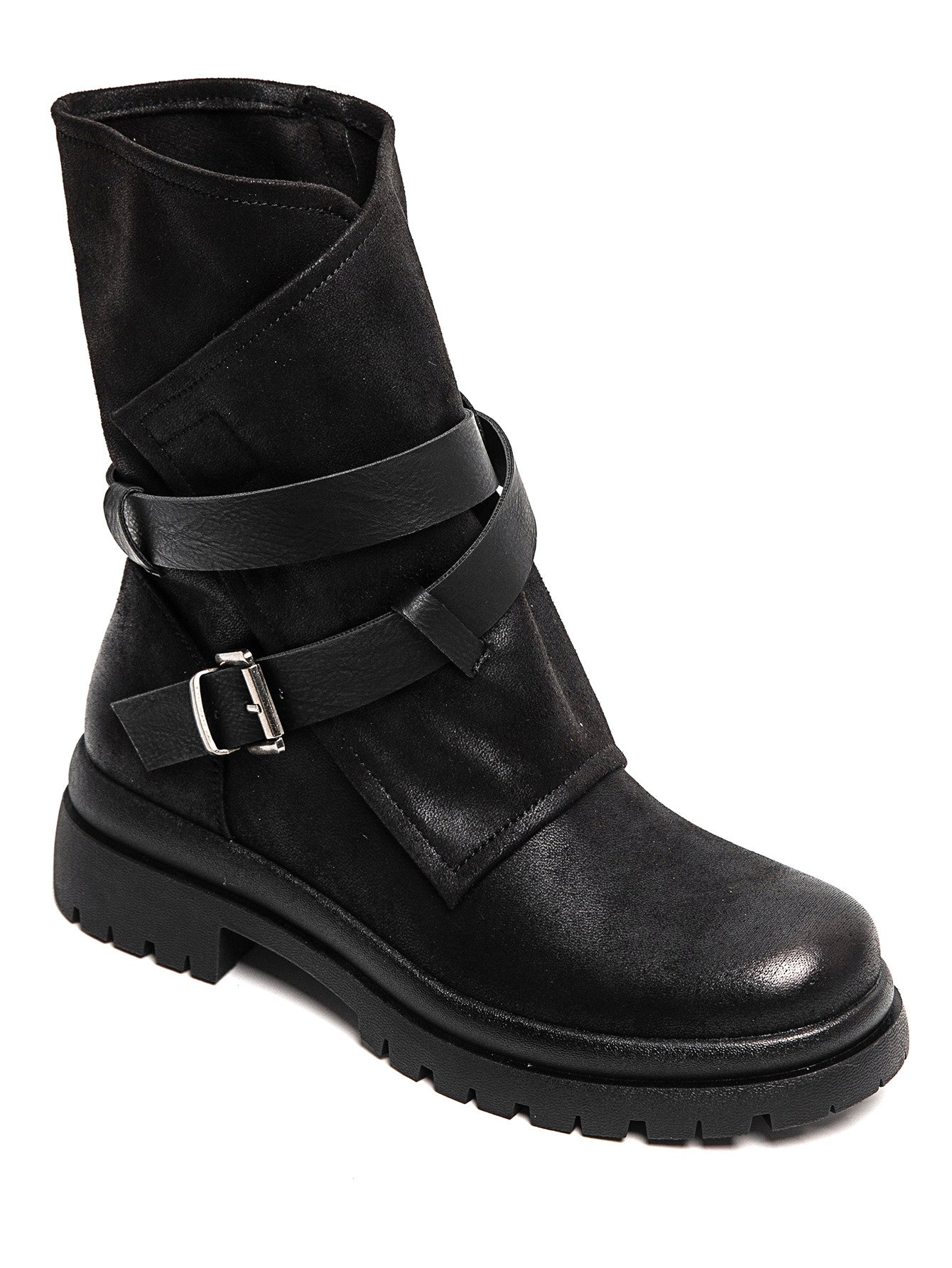 BOTTES NOIRES BIKER – STYLE URBAIN TENDANCE - Casualmode.fr