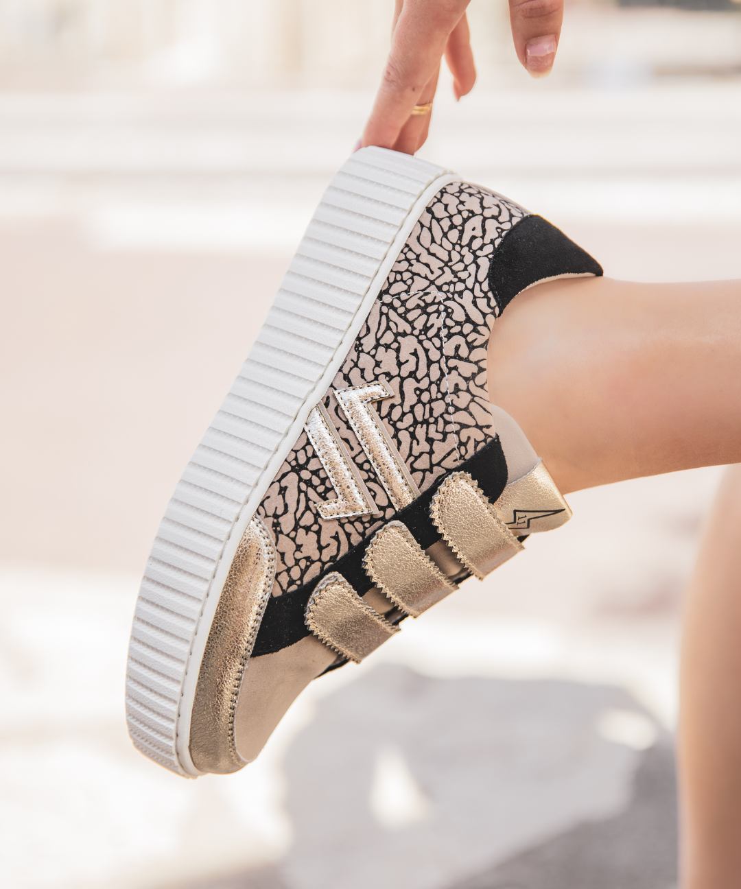 CL11 SNEAKERS - CL83-GOLD - Casualmode.fr