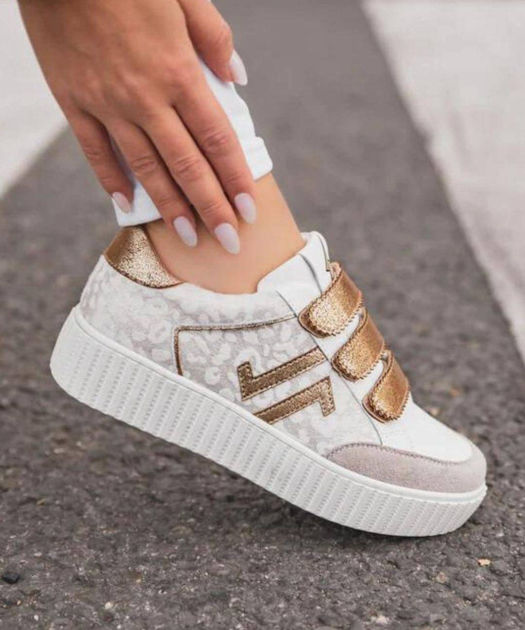 CL11 SNEAKERS - CL79 GOLD - Casualmode.fr