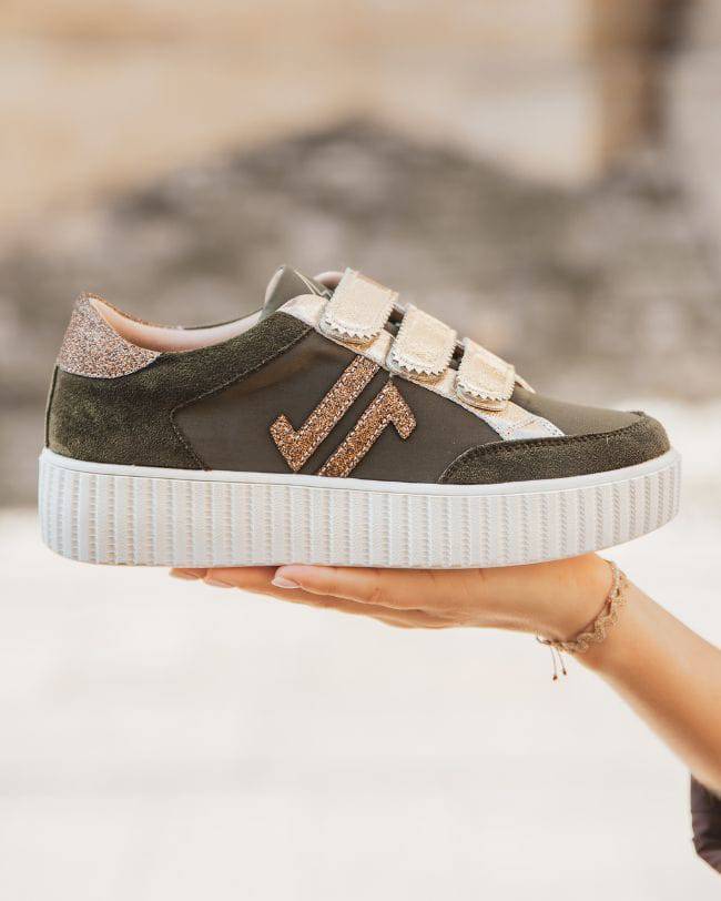 CL11 SNEAKERS- CLE01 GREEN - Casualmode.fr