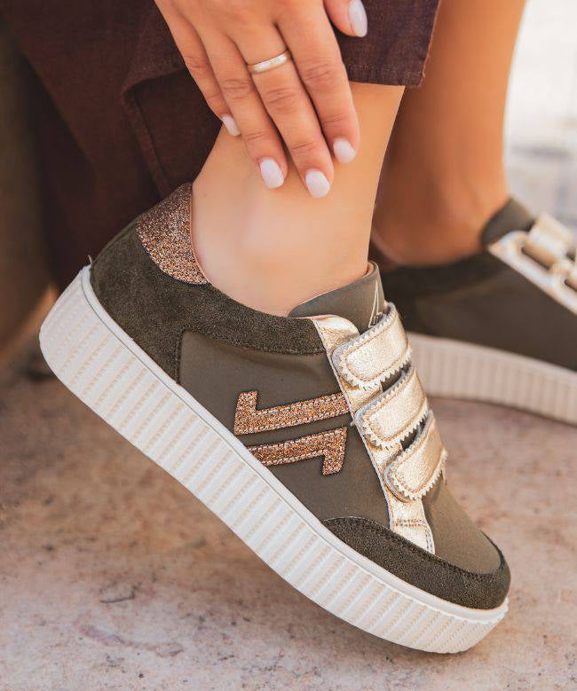 CL11 SNEAKERS- CLE01 GREEN - Casualmode.fr