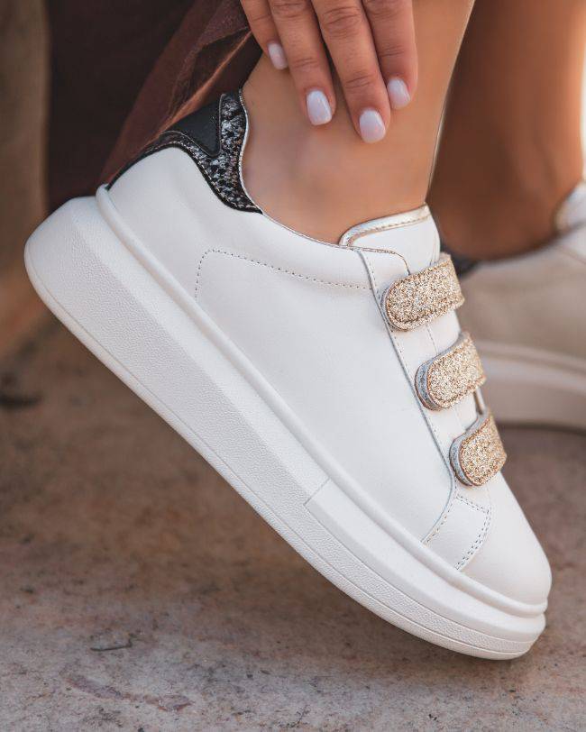 CL11 SNEAKERS-CL24 GOLD - Casualmode.fr